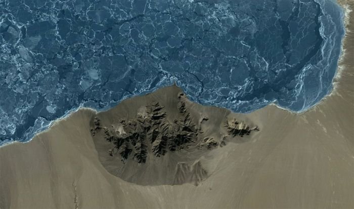 Interesting places on Google Earth