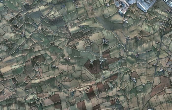 Interesting places on Google Earth