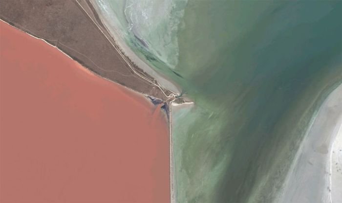 Interesting places on Google Earth