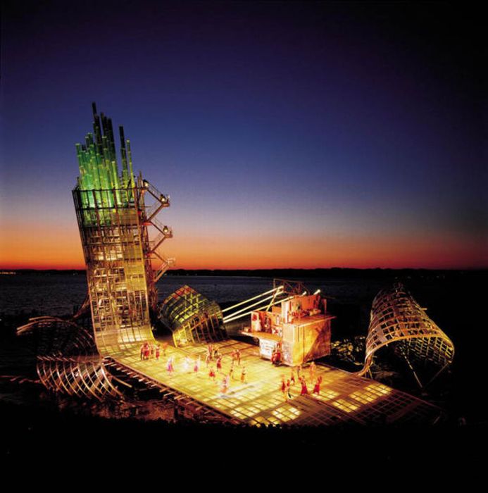 Seebühne floating stage, Bregenzer Festspiele, Lake Constance, Bregenz, Austria