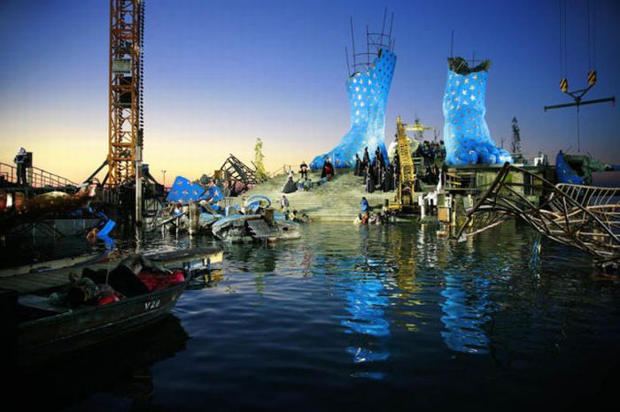 Seebühne floating stage, Bregenzer Festspiele, Lake Constance, Bregenz, Austria