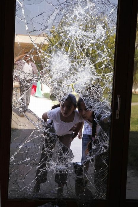 Rebels inside Muammar Muhammad al-Gaddafi villas, Libya