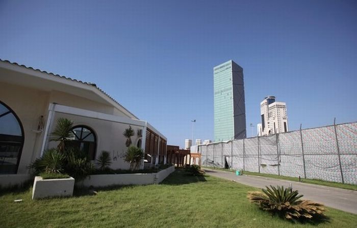 Rebels inside Muammar Muhammad al-Gaddafi villas, Libya