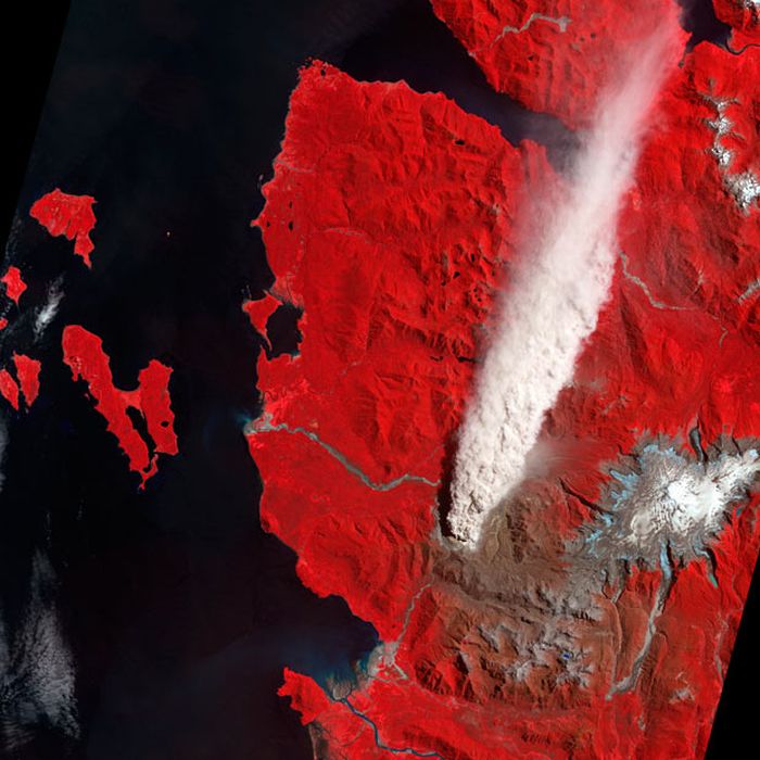 volcano from space