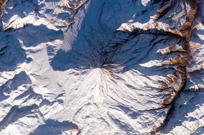 volcano from space