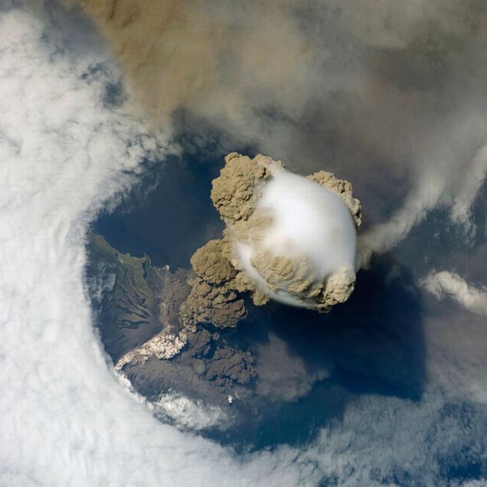 volcano from space