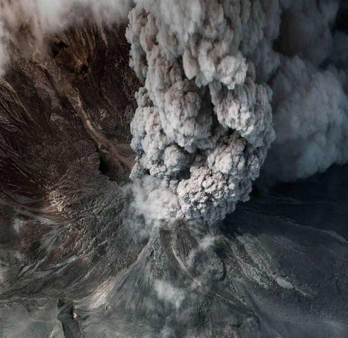 volcano from space