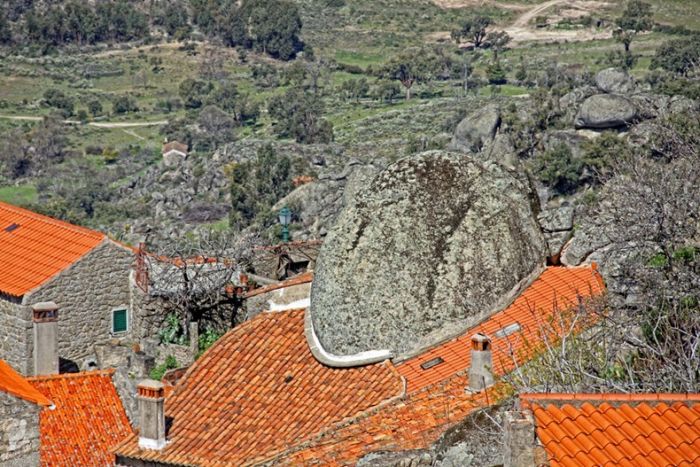 Monsanto village built among rocks, Portuguese Freguesia, Idanha-a-Nova, Portugal