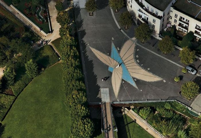 Bird's-eye view of Paris, France