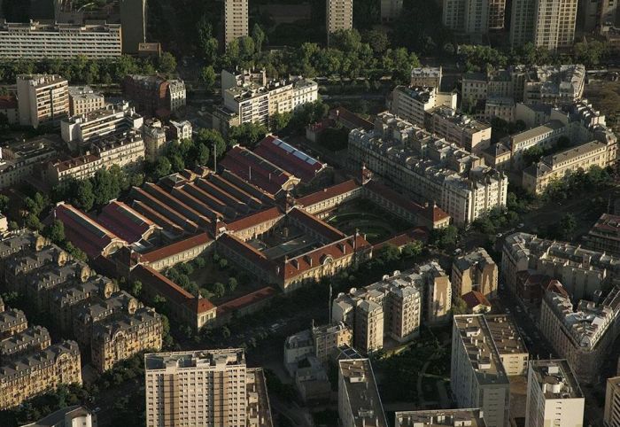 Bird's-eye view of Paris, France