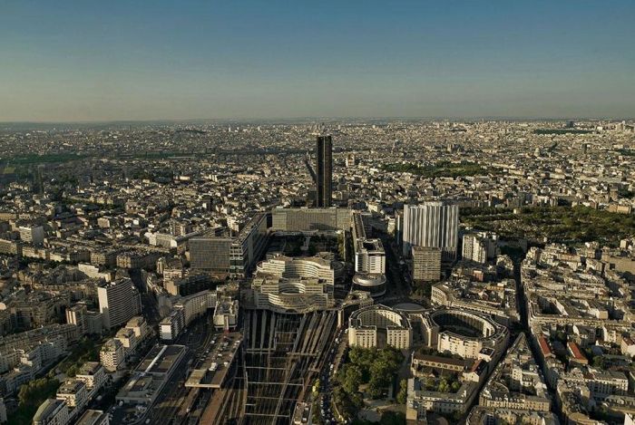 Bird's-eye view of Paris, France