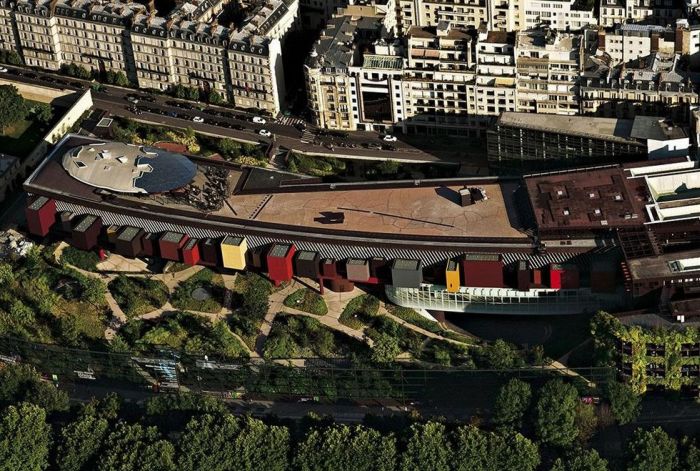 Bird's-eye view of Paris, France