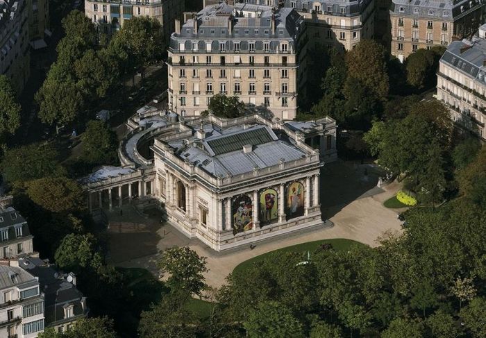 Bird's-eye view of Paris, France