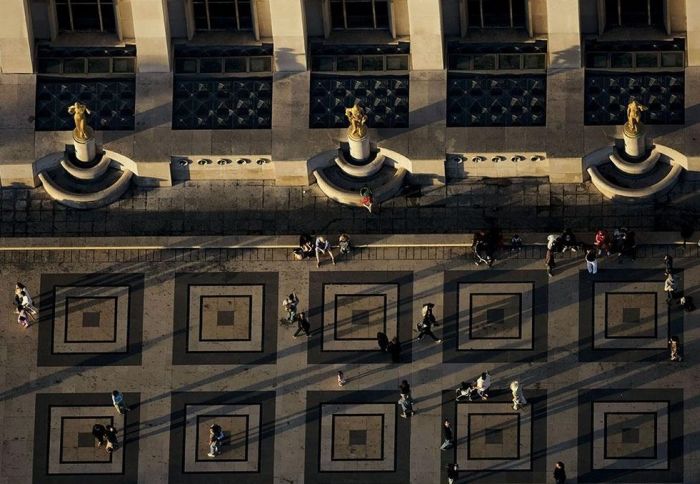 Bird's-eye view of Paris, France