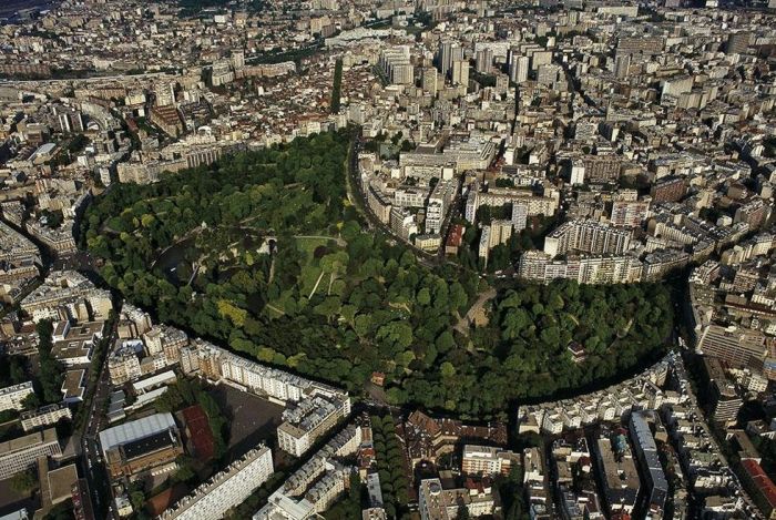 Bird's-eye view of Paris, France