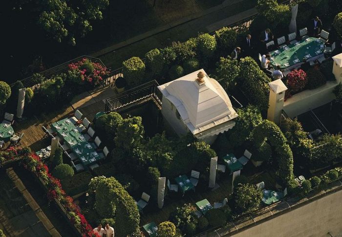 Bird's-eye view of Paris, France