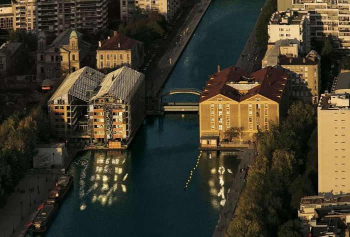 Bird's-eye view of Paris, France