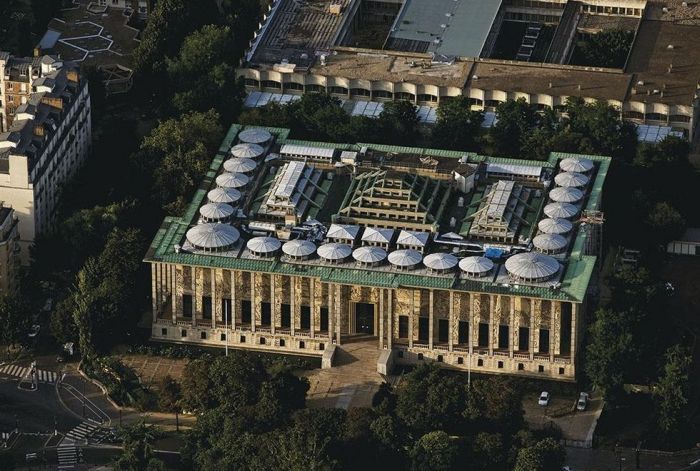 Bird's-eye view of Paris, France