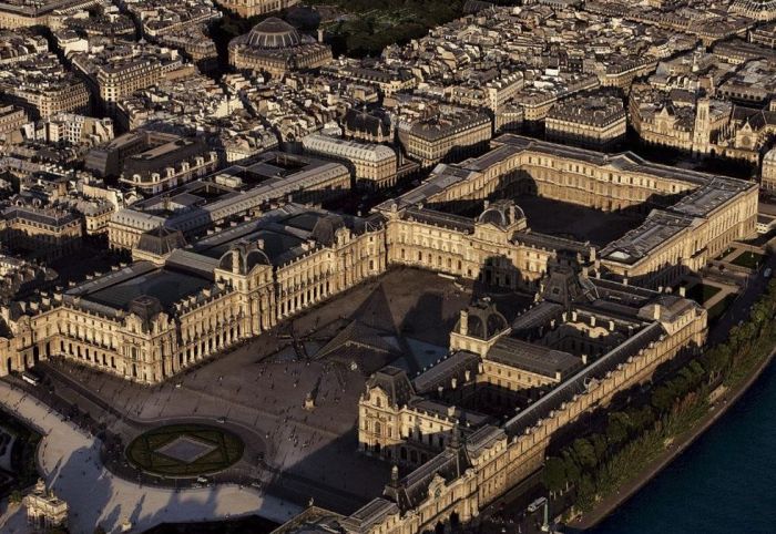 Bird's-eye view of Paris, France