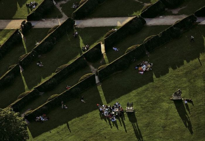 Bird's-eye view of Paris, France