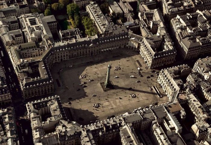 Bird's-eye view of Paris, France