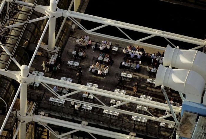 Bird's-eye view of Paris, France