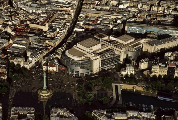 Bird's-eye view of Paris, France