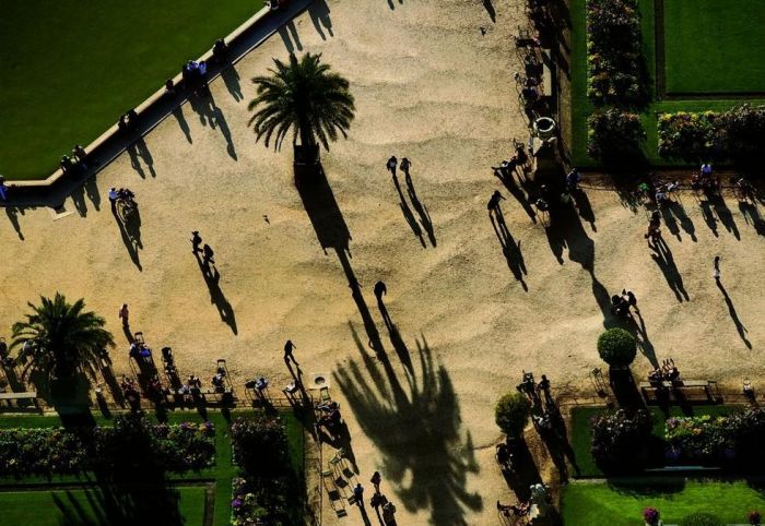 Bird's-eye view of Paris, France