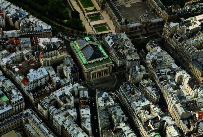 Bird's-eye view of Paris, France