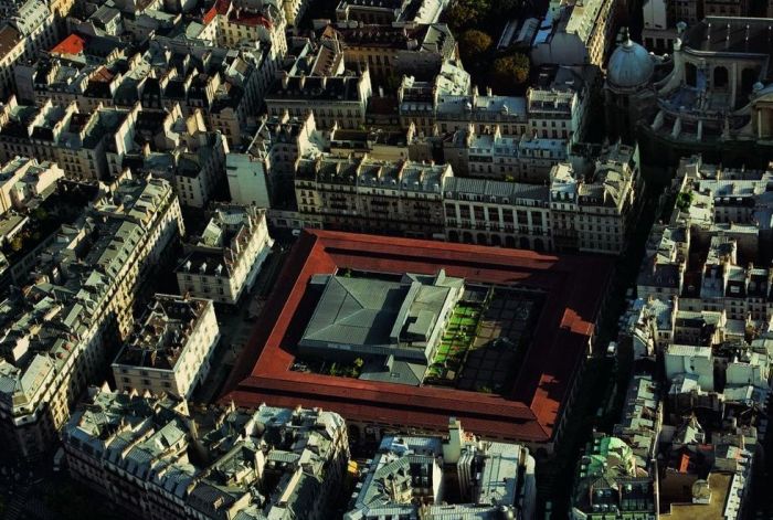 Bird's-eye view of Paris, France