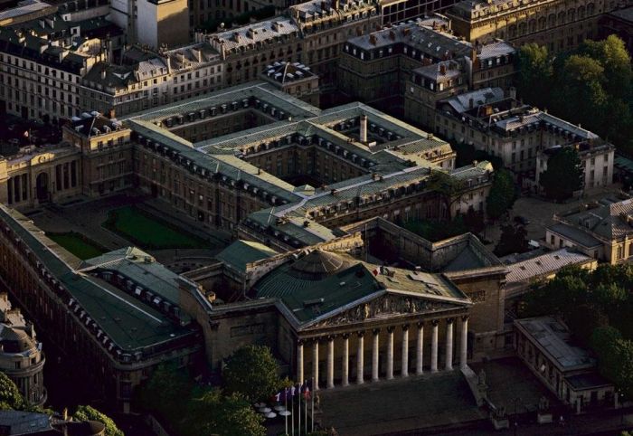 Bird's-eye view of Paris, France