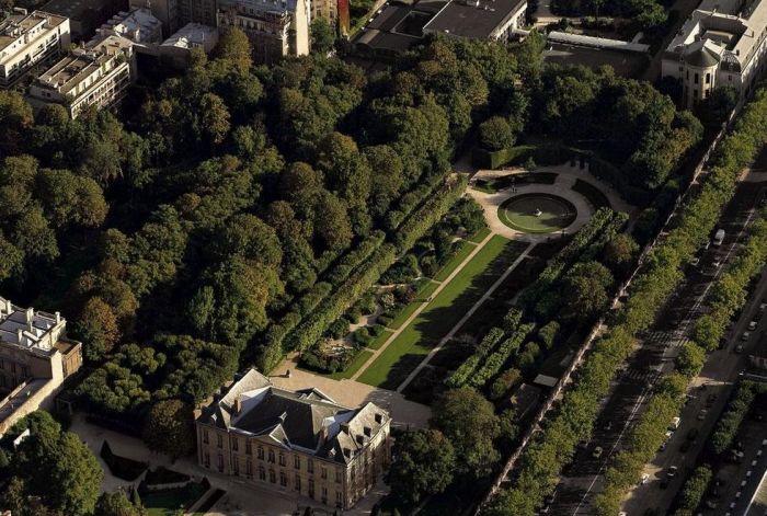 Bird's-eye view of Paris, France