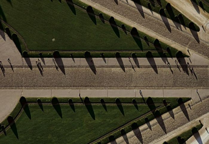 Bird's-eye view of Paris, France