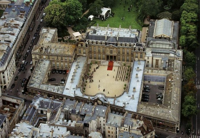 Bird's-eye view of Paris, France