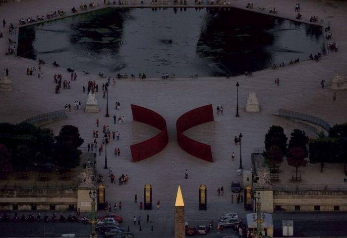 Bird's-eye view of Paris, France