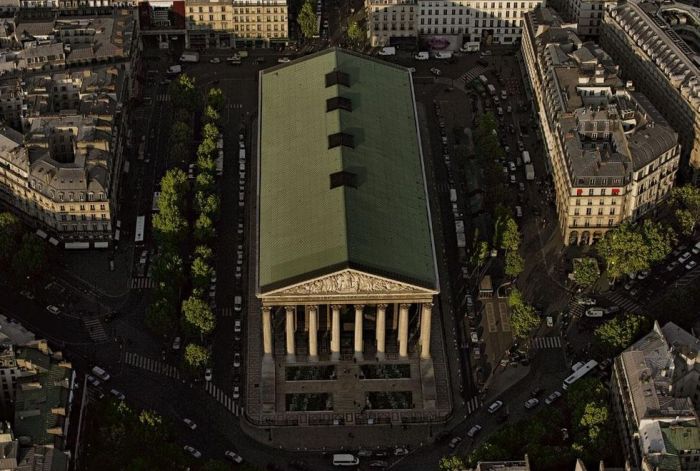 Bird's-eye view of Paris, France