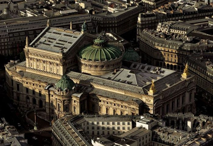 Bird's-eye view of Paris, France