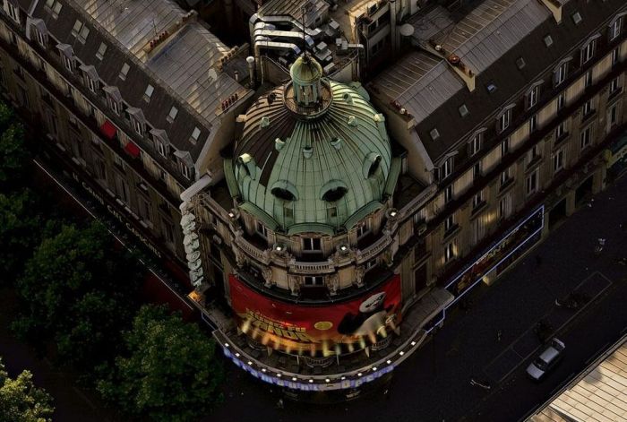 Bird's-eye view of Paris, France