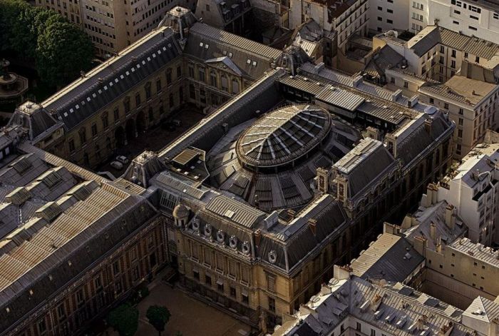 Bird's-eye view of Paris, France