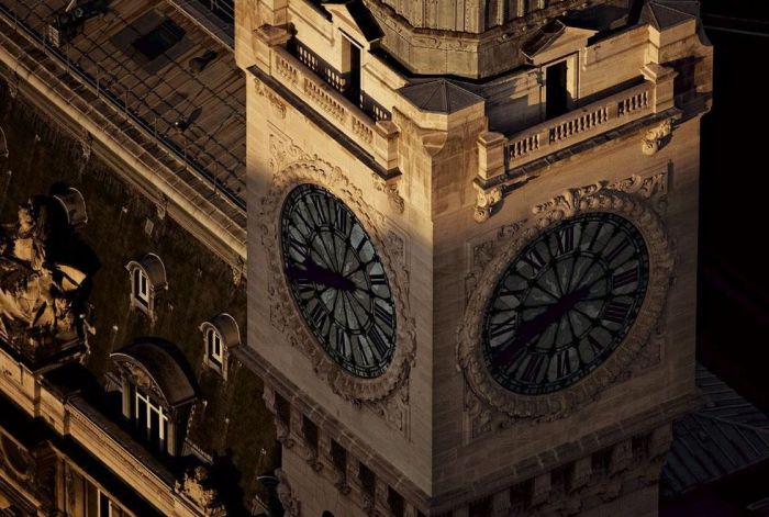 Bird's-eye view of Paris, France