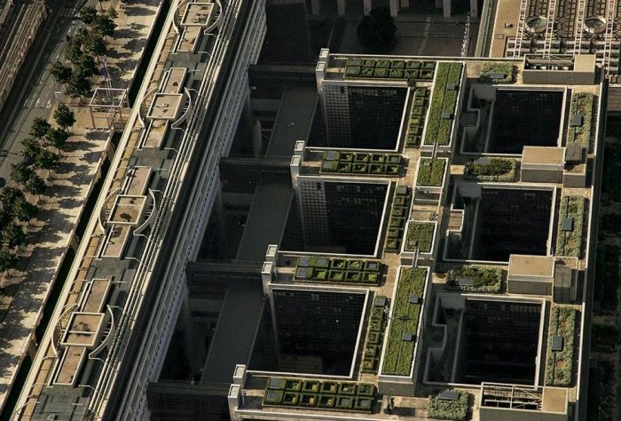 Bird's-eye view of Paris, France