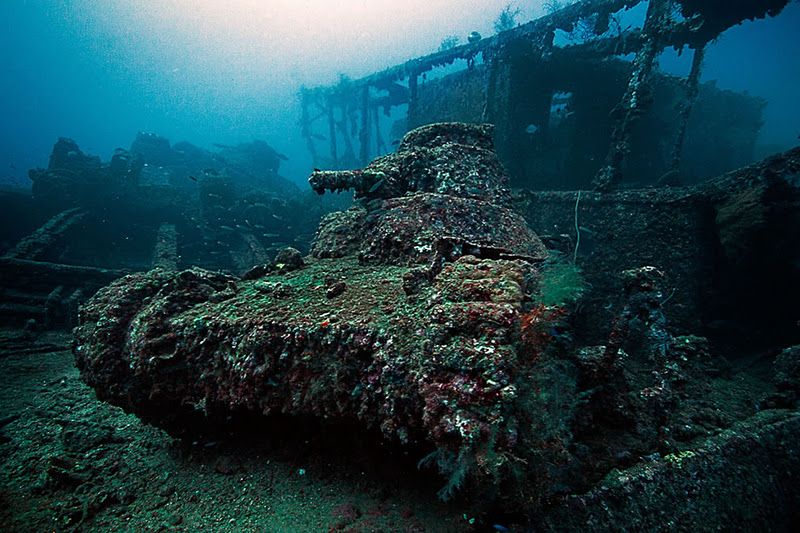 Fujikawa Maru, Truk Lagoon, Chuuk, Pacific, North of New Guinea