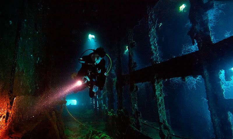 Fujikawa Maru, Truk Lagoon, Chuuk, Pacific, North of New Guinea