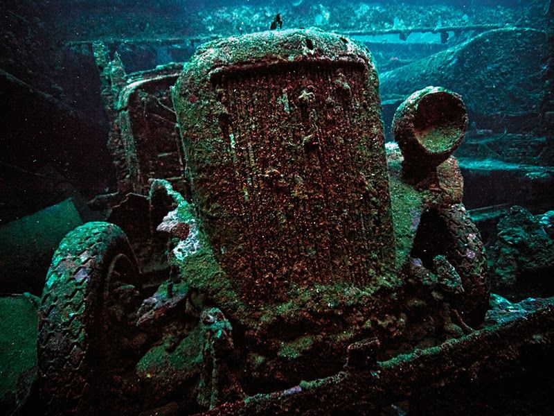 Fujikawa Maru, Truk Lagoon, Chuuk, Pacific, North of New Guinea