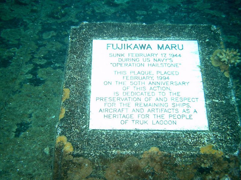 Fujikawa Maru, Truk Lagoon, Chuuk, Pacific, North of New Guinea