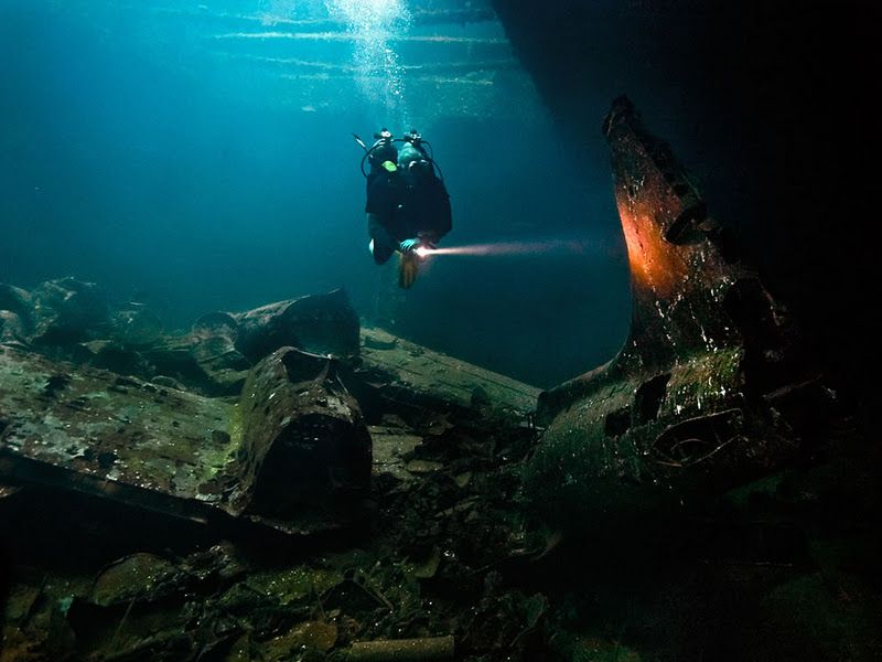 Fujikawa Maru, Truk Lagoon, Chuuk, Pacific, North of New Guinea