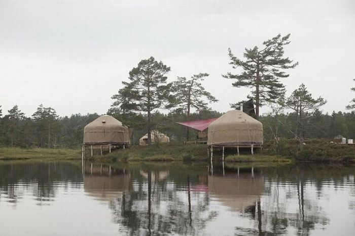 Canvas hotel, Telemark County, Norway