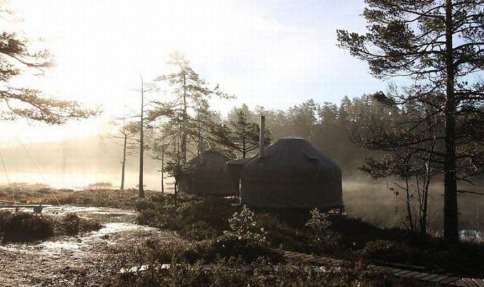 Canvas hotel, Telemark County, Norway