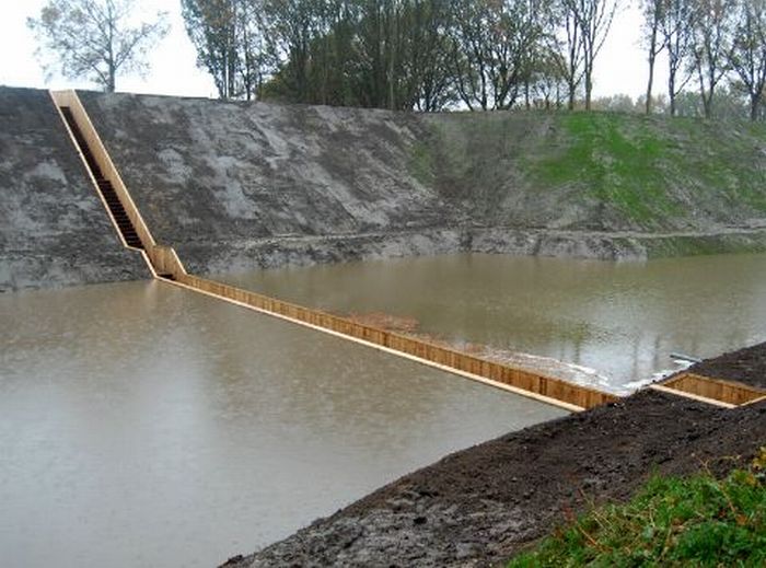 Fort de Roovere bridge, West Brabant Water Line, Netherlands