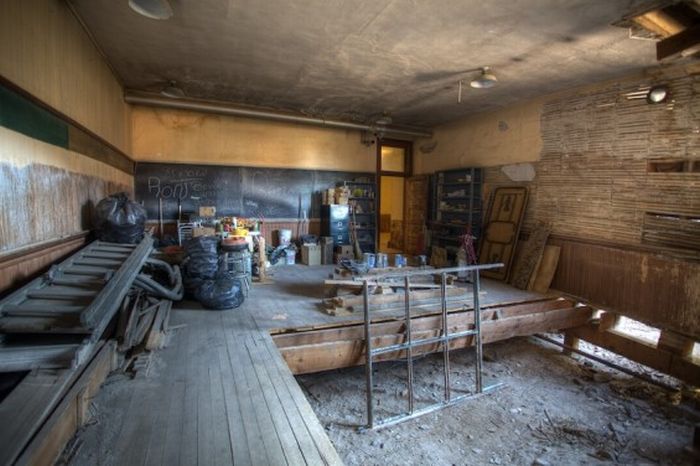 Abandoned high school, Goldfield, Nevada